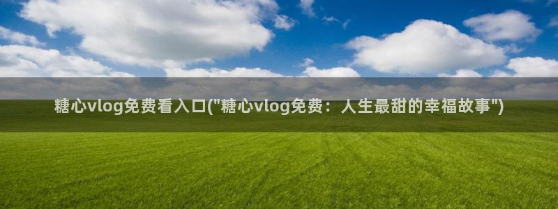 糖心vlog蓝奏云下载