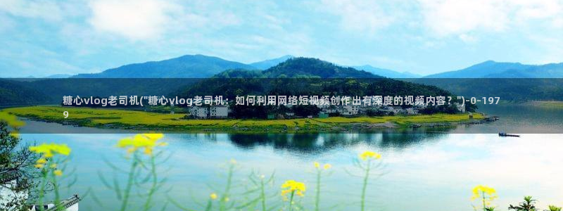 心糖vlog全部：糖心vlog老司机(\