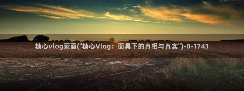 糖心vlog解压码：糖心vlog蒙面(\