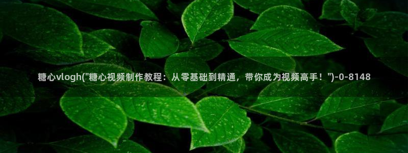 糖心vlog向然