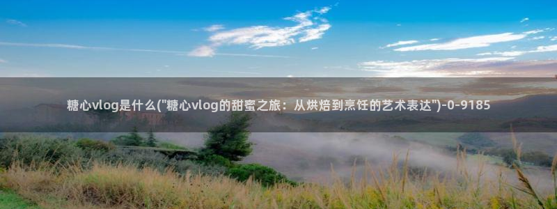芋圆糖心vlog视频在线观看